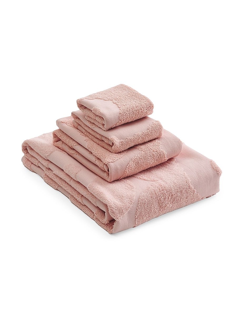 Unikko Cotton Terry Towel - Pink Powder - Size Bath Towel