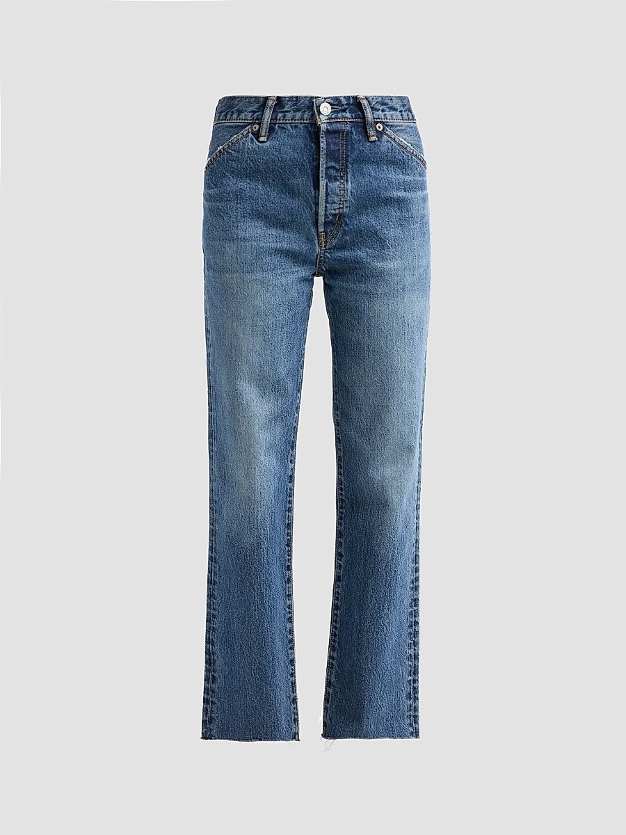 Moussy Vintage Women's Prescott Western Straight-Leg Jeans - Blue - Size 30