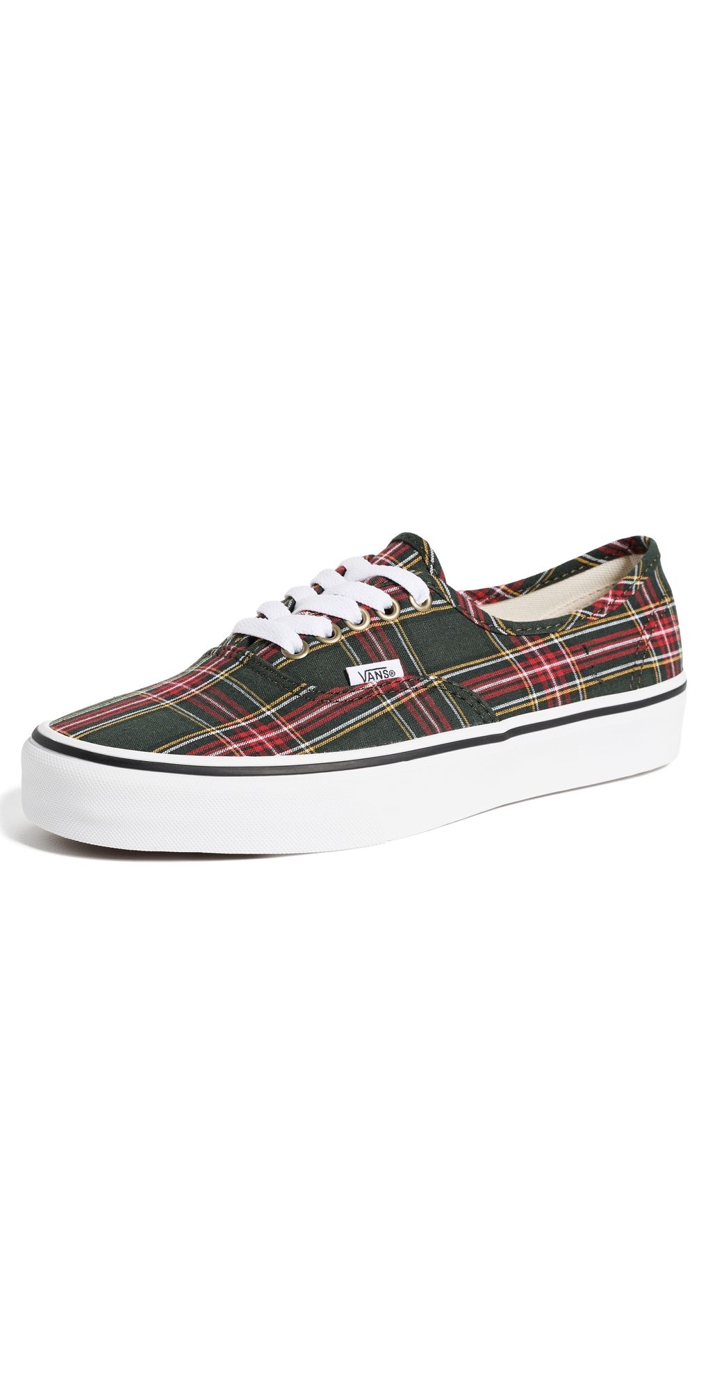Vans Authentic Sneakers Tartain Oil Green M 9.5/ W 11