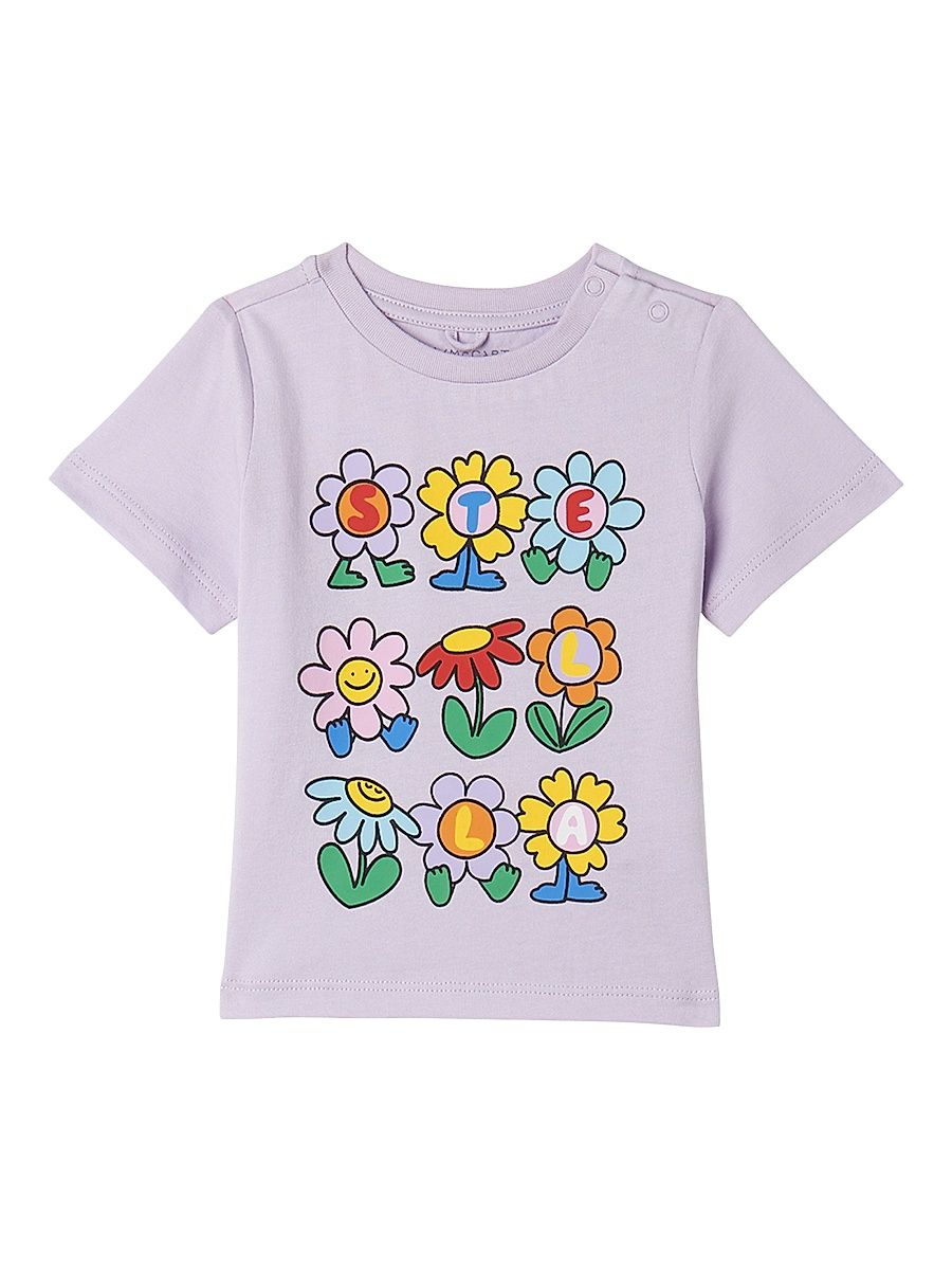 Baby Girl's Stella Flowers Short-Sleeve T-Shirt - Purple - Size 36 Months