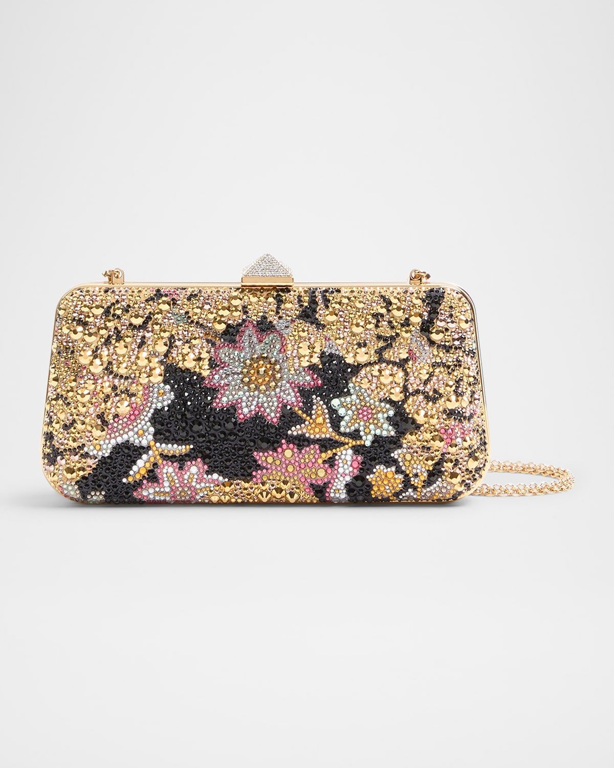 Carry Secrets Floral Crystal Minaudiere