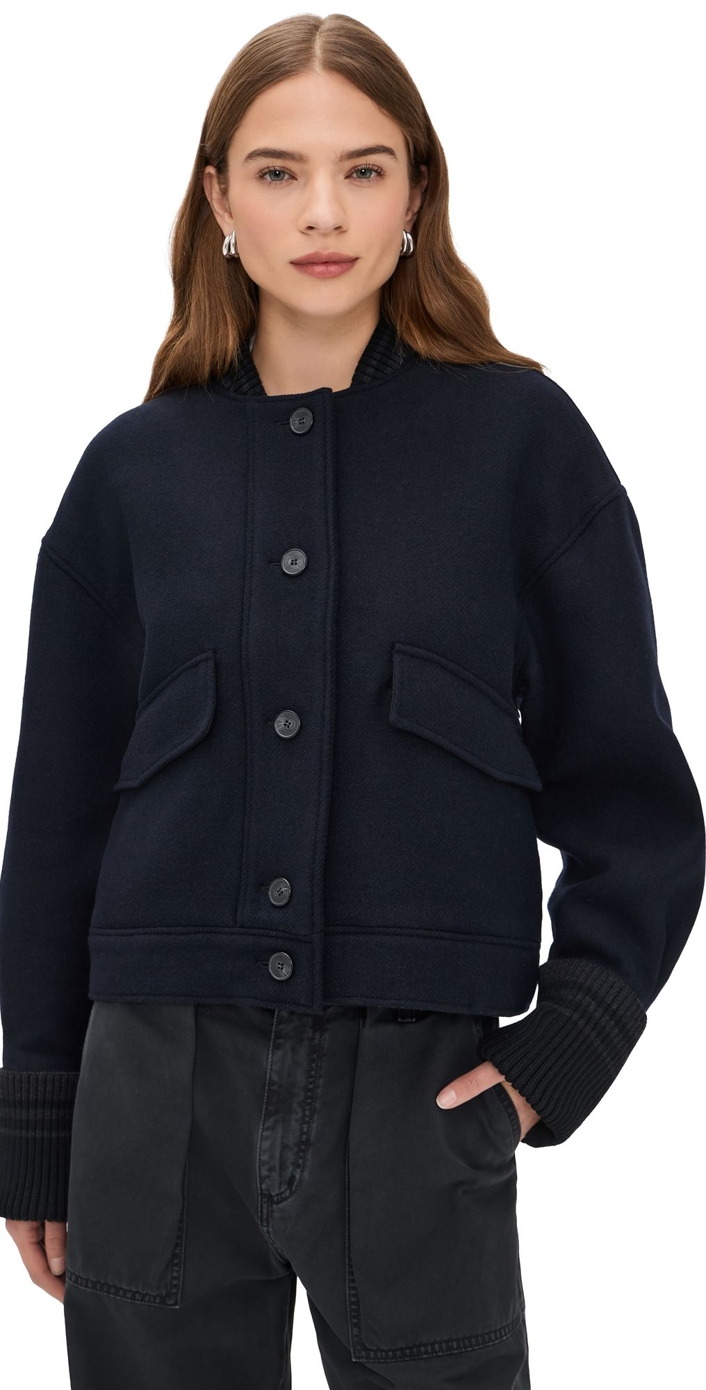 IRO Isatis Coat Dark Navy 36