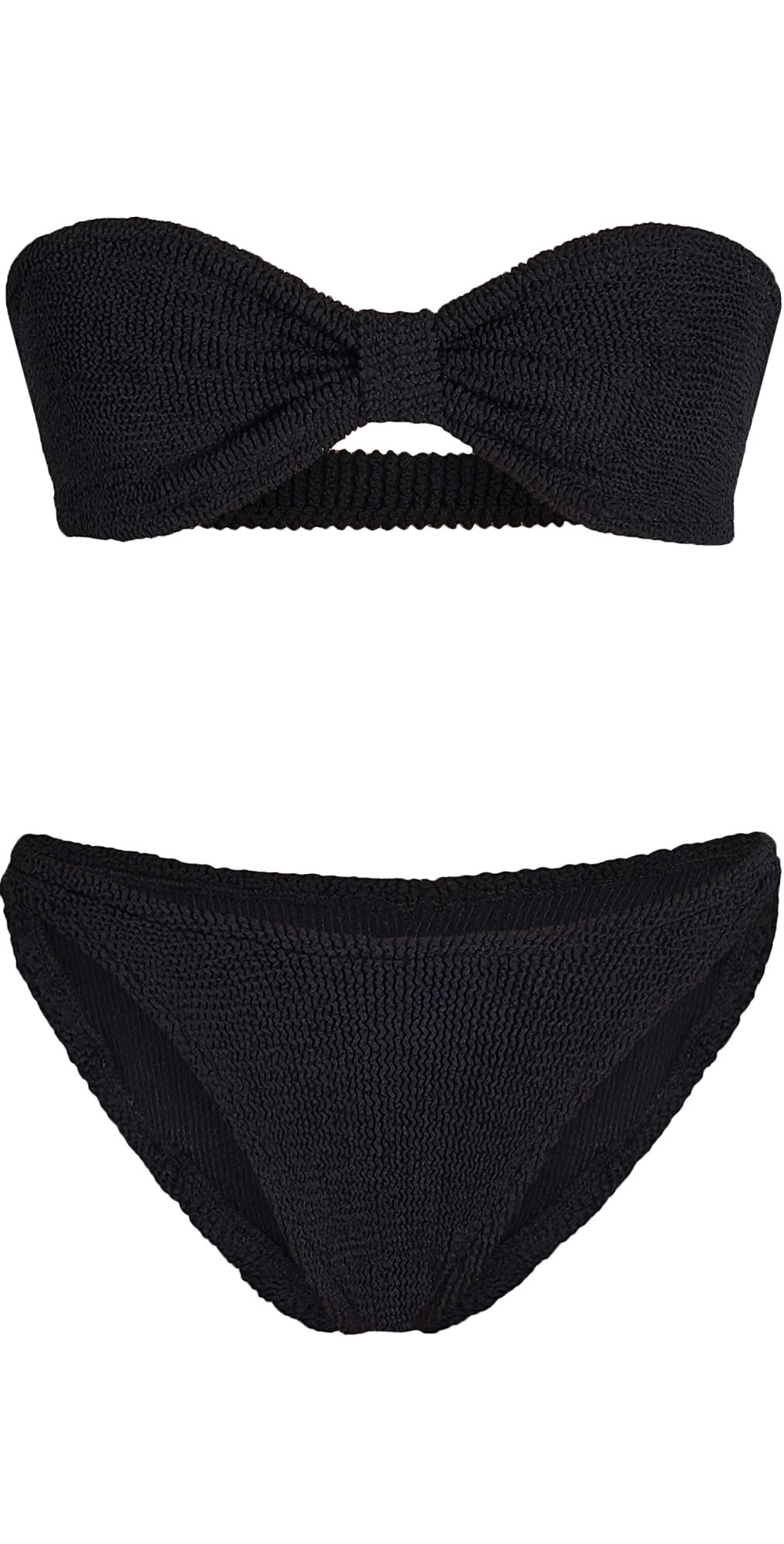 Hunza G Jean Bikini Set Black One Size