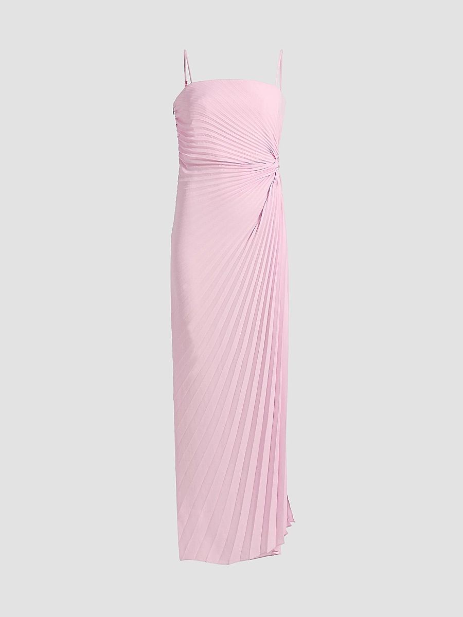 A. L.C. Women's Layla Strapless Pleated Gown - Wisteria - Size 10