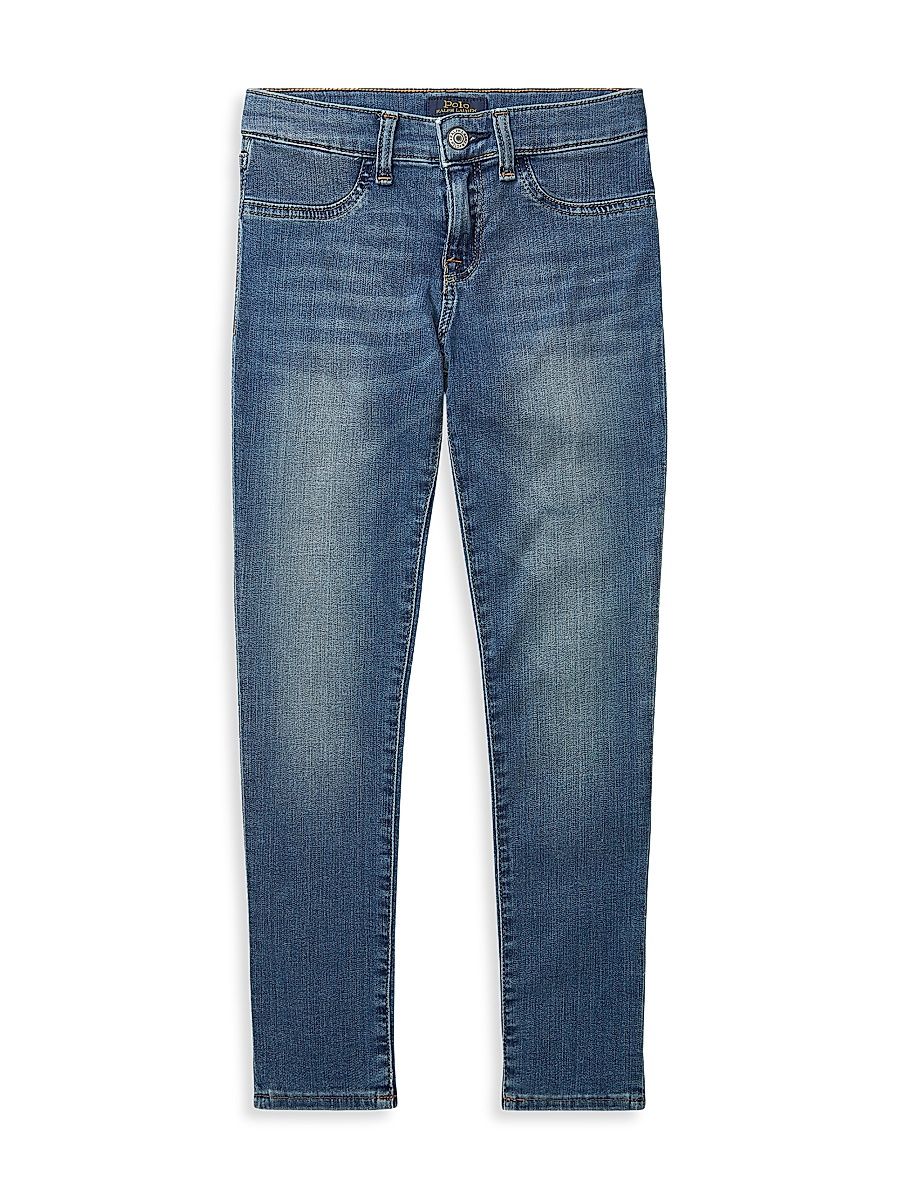 Little Girl's & Girl's Aubrie Denim Leggings - Lucinda Wash - Size 2