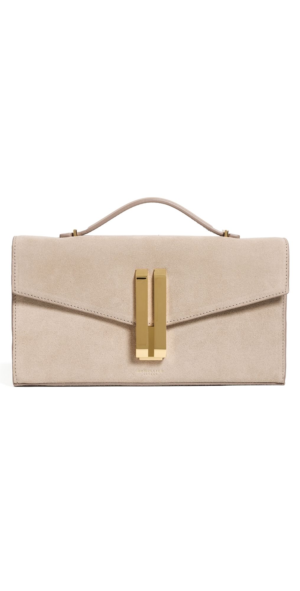 DeMellier Vancouver Clutch Handbag Light Taupe One Size