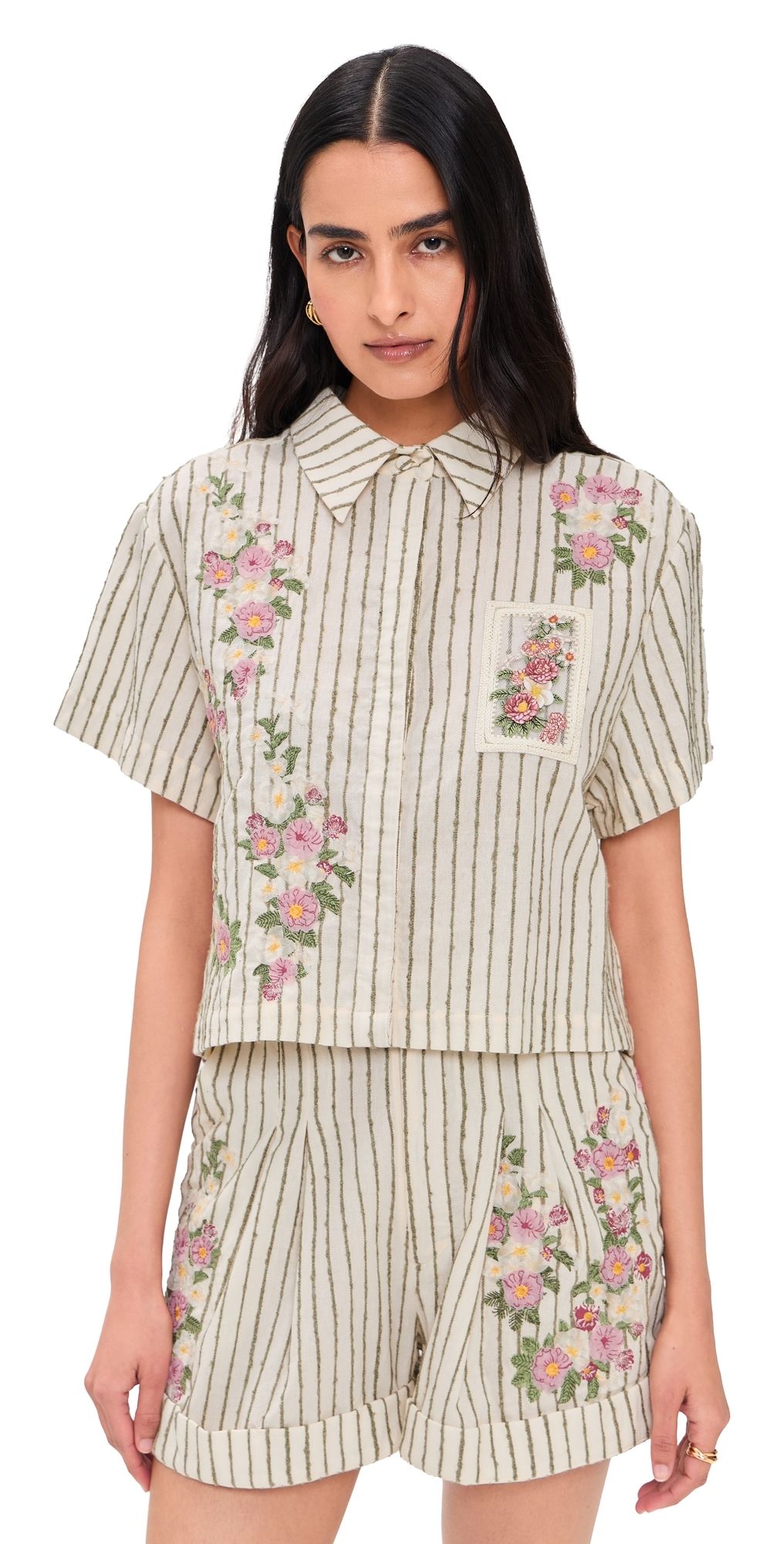 Agua by Agua Bendita Virtuosa Paraiso Shirt Multicolor M