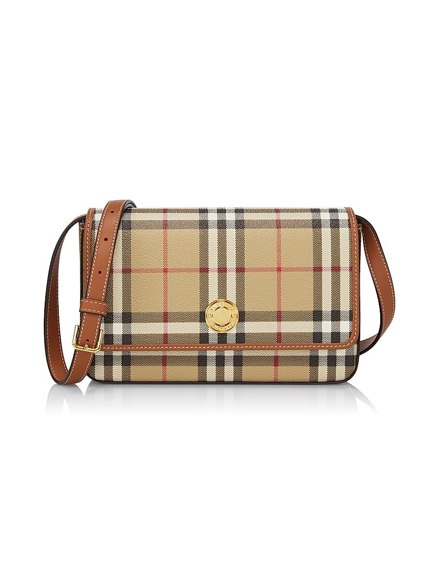Women's Hampshire Archive Check Crossbody Bag - Archive Beige
