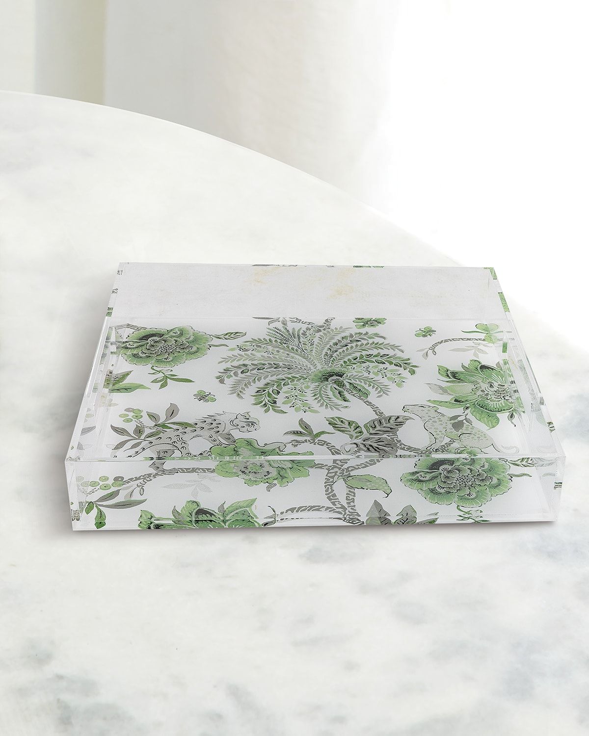 Braganza Blue Lucite Tray