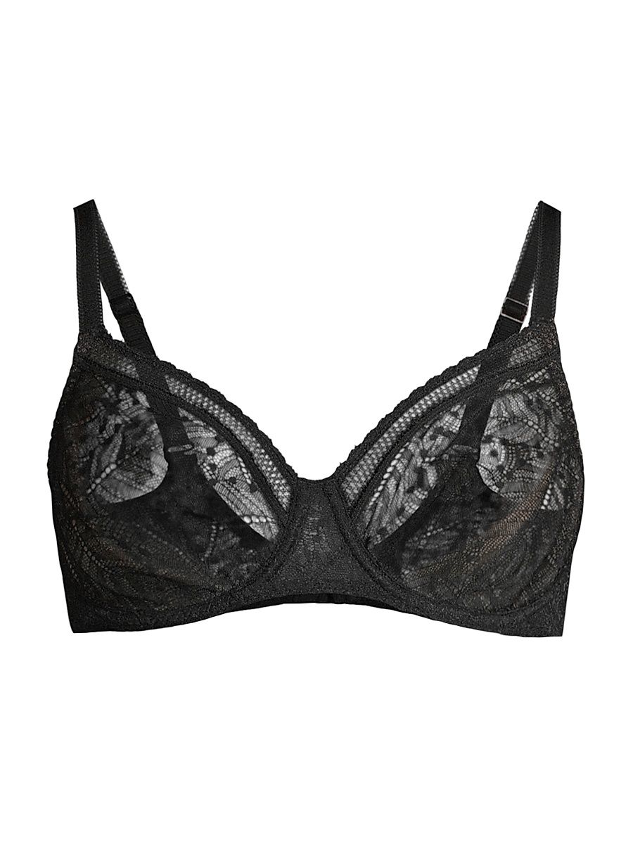 Women's Comete Lace Underwire Bra - Black - Size 32B