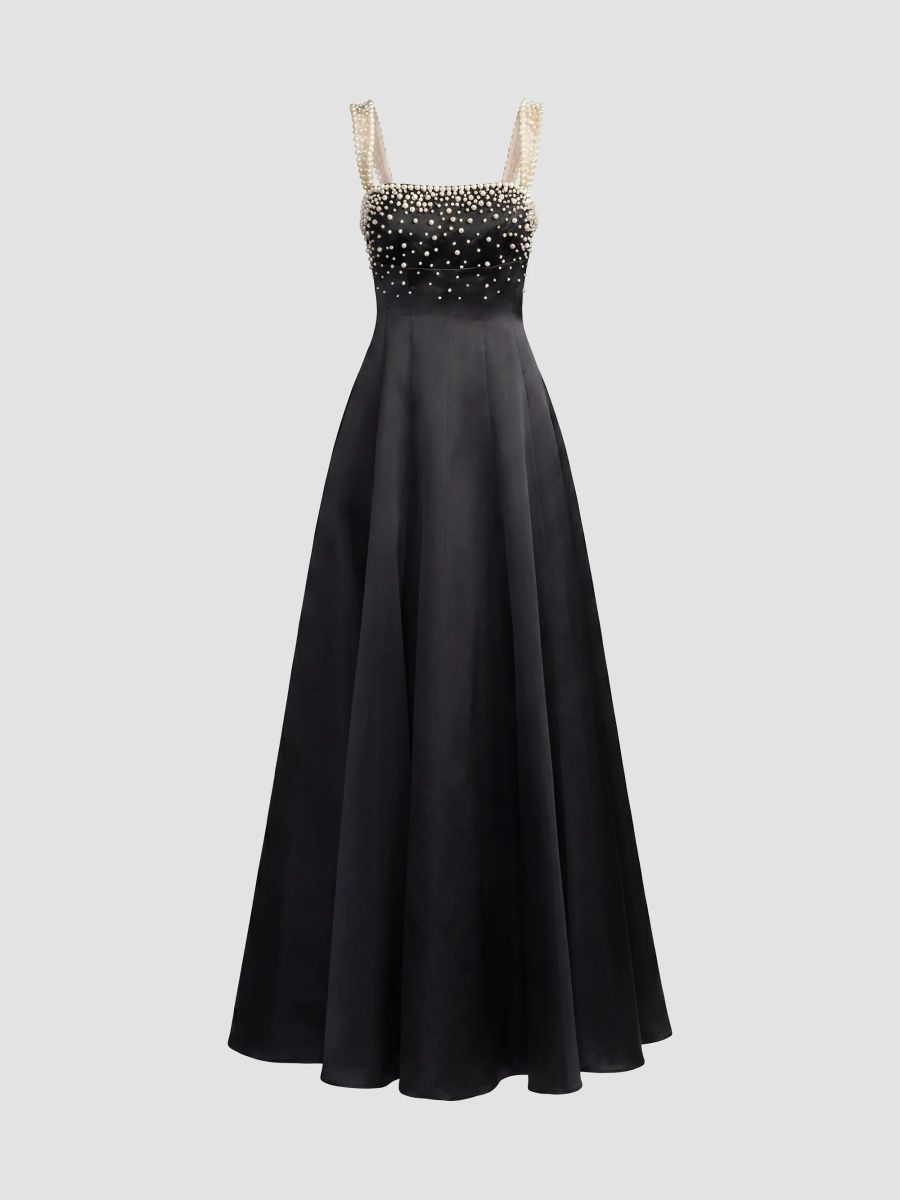 Mac Duggal Women's Embellished Satin A-Line Evening Gown - Black - Size 14