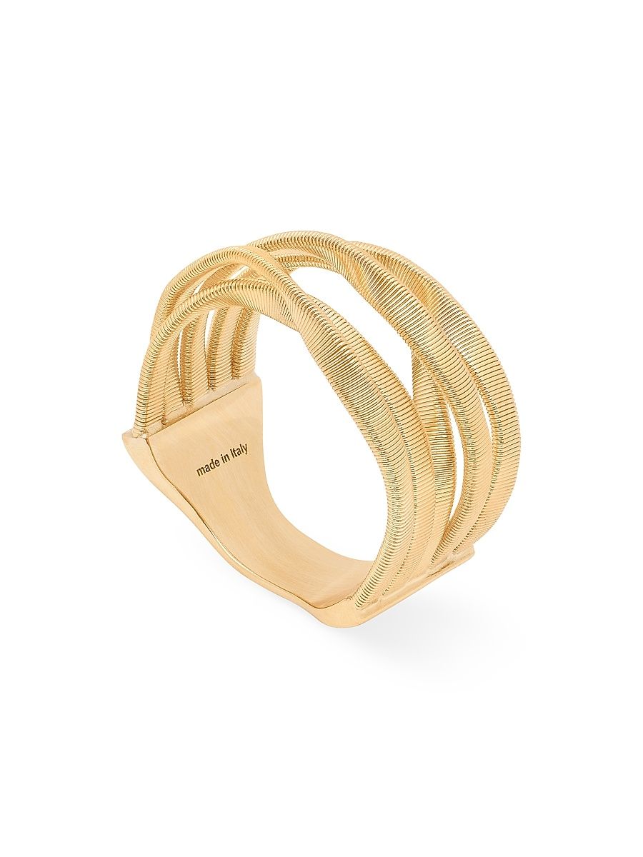 Women's Marrakech 18K Yellow Gold 5-Strand Ring - Yellow Gold - Size 7