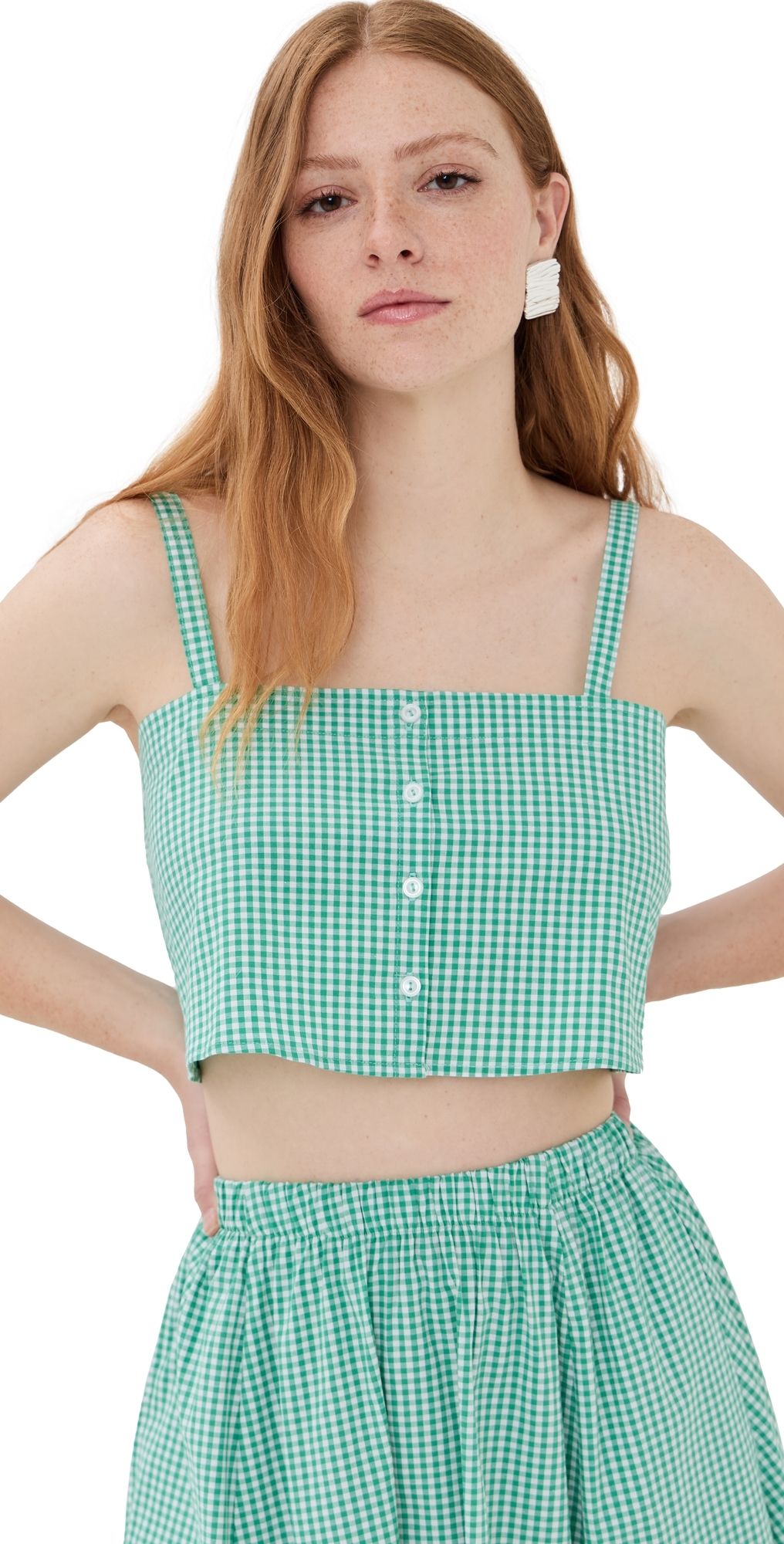 LE BOP Martha Top Black Gingham XXL