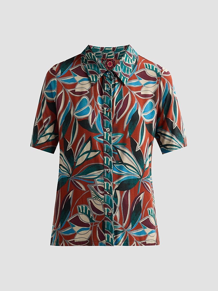 Women's The Janie Favorite Fitted Shirt - Casmalia - Size XL