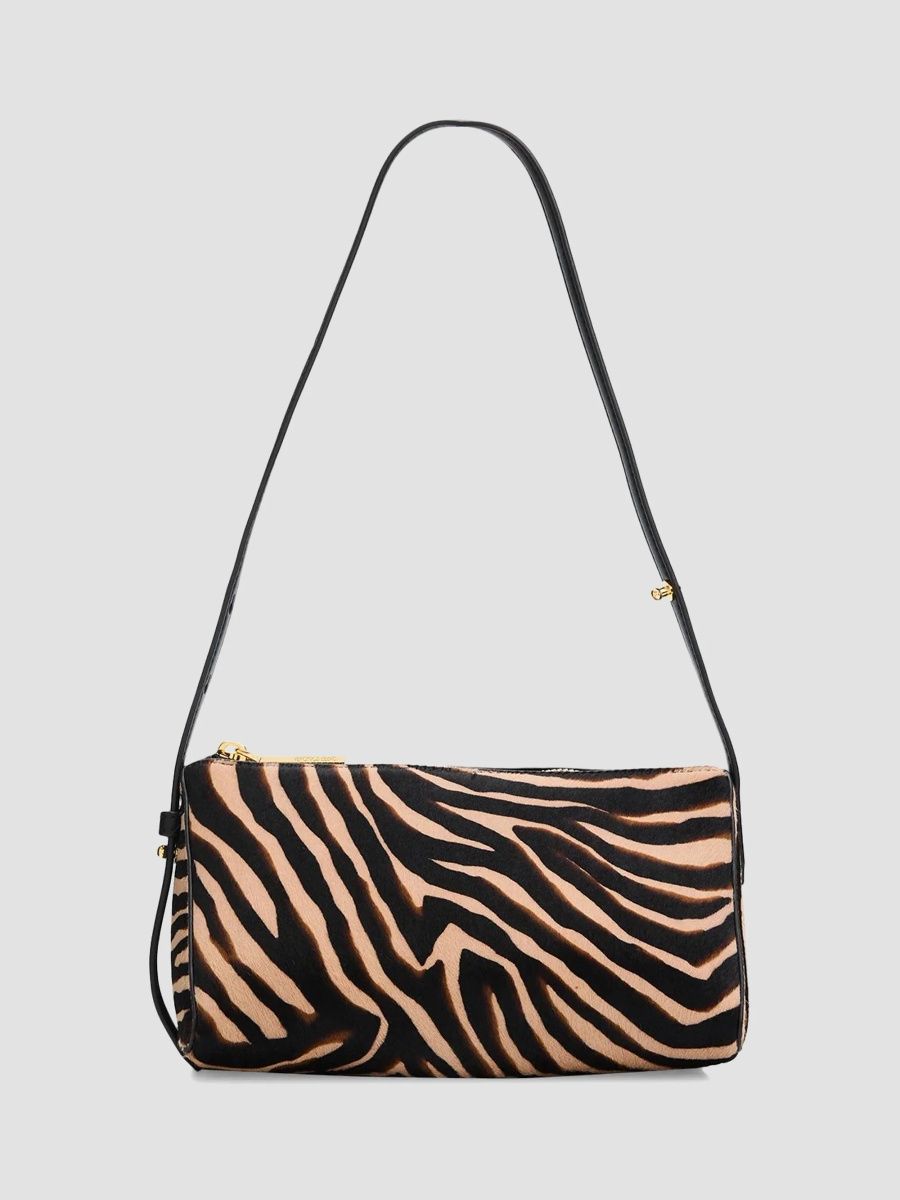 Veronica Beard Women's Ziger Prism Calf Hair Shoulder Bag - Tan