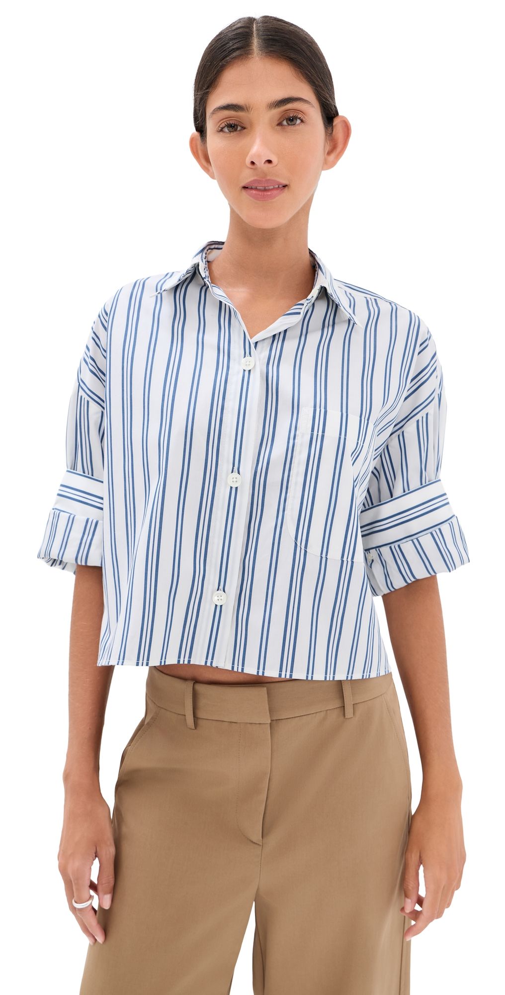 TWP Next Ex Shirt Ivory Multi P