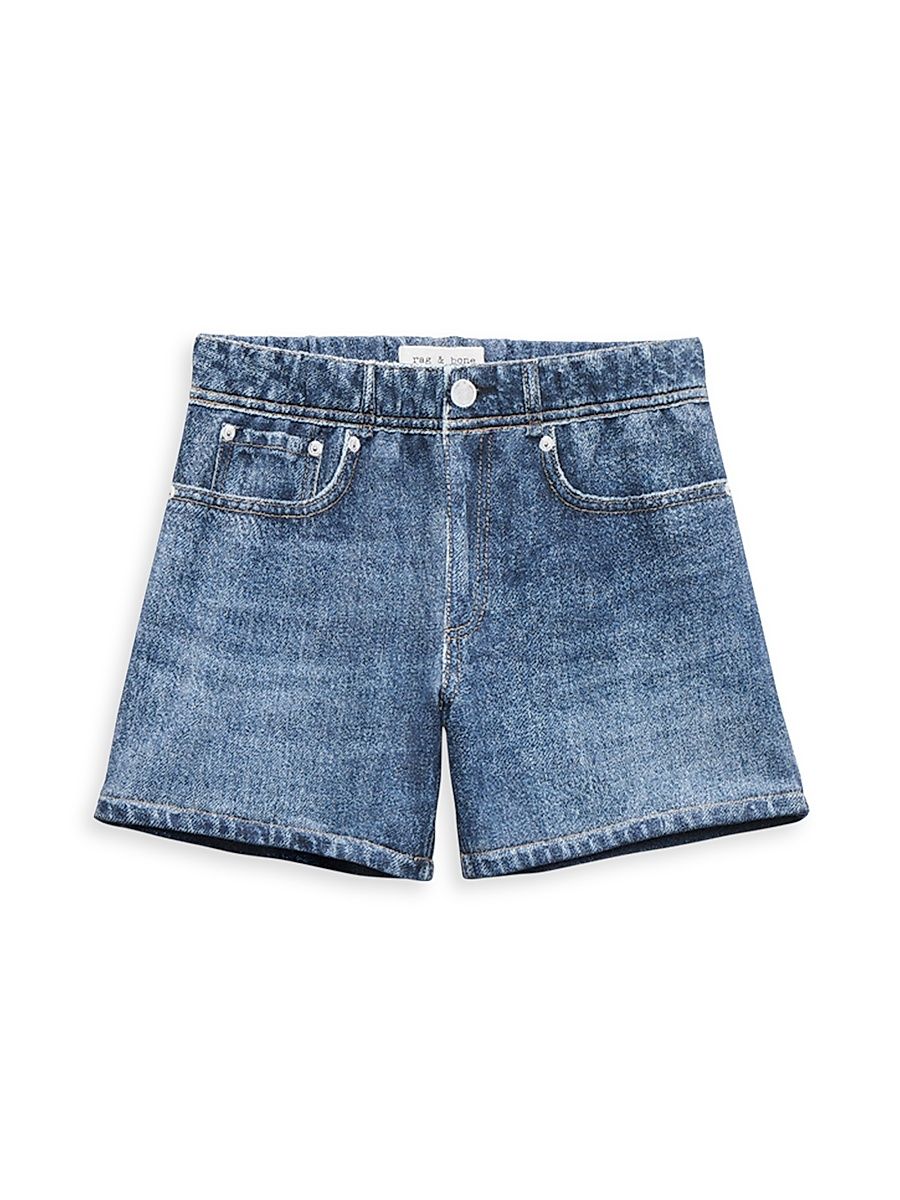 Baby's, Little Girls & Girl's Mini Miramar Pull-On Shorts - Petra Blue - Size 7