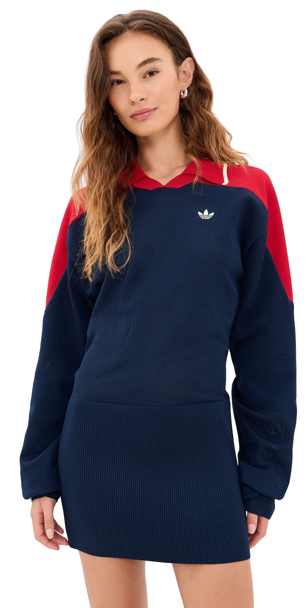 adidas Polo Jersey Dress Night Indigo/Power Red/Warm XXL