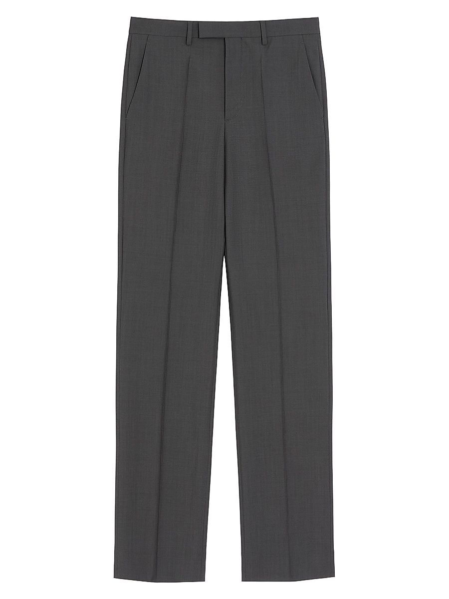 Men's Wool Pants - Dark Grey - Size 36