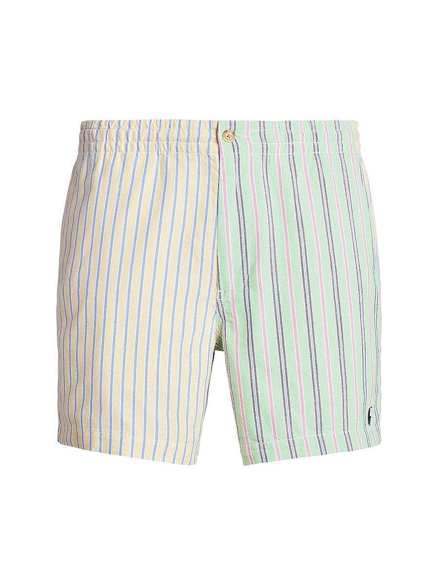 Men's Stripe Cotton Shorts - Color Block - Size XL