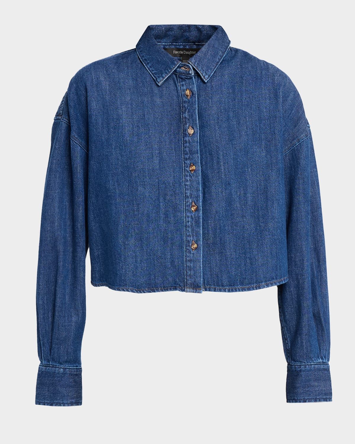 The Crop Ex-Boyfriend Denim Shirt