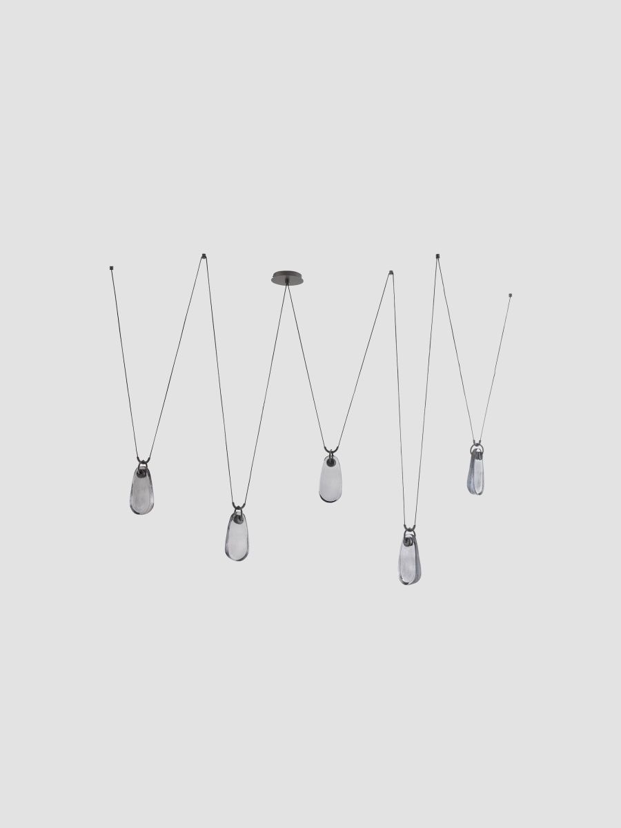 Arteriors Melt Chandelier - Grey