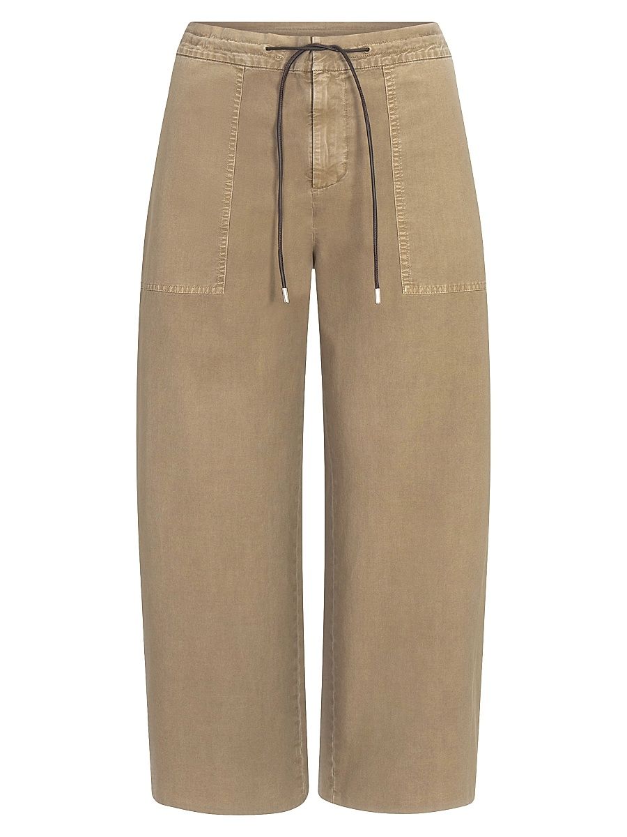 Women's The Gallery Cotton Pants - Army - Size 14