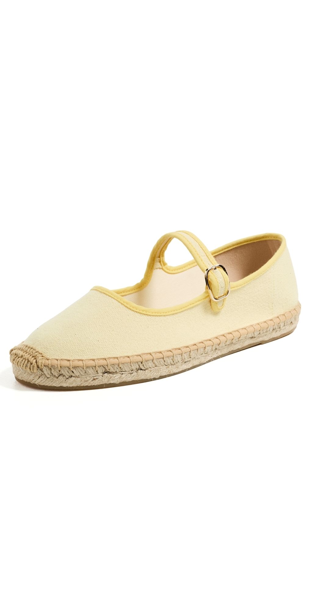 Soludos Mary Jane Espadrilles Butter Yellow 8-8.5
