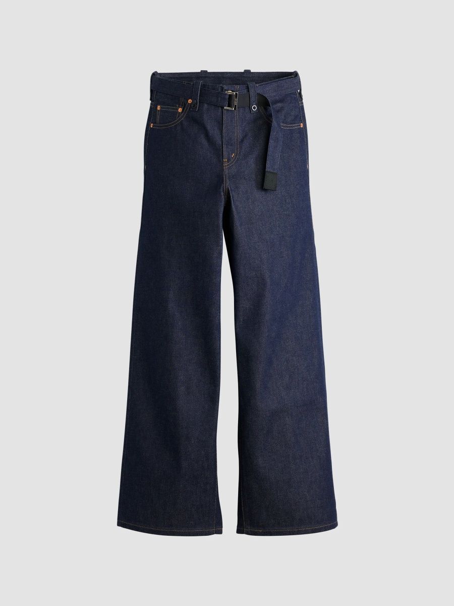 sacai Men's sacai x Levi's Wide-Leg Jeans - Indigo - Size XL