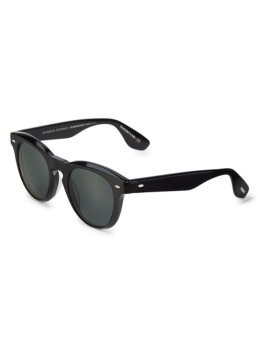 Men's Nino 50MM Pantos Sunglasses - Black Midnight