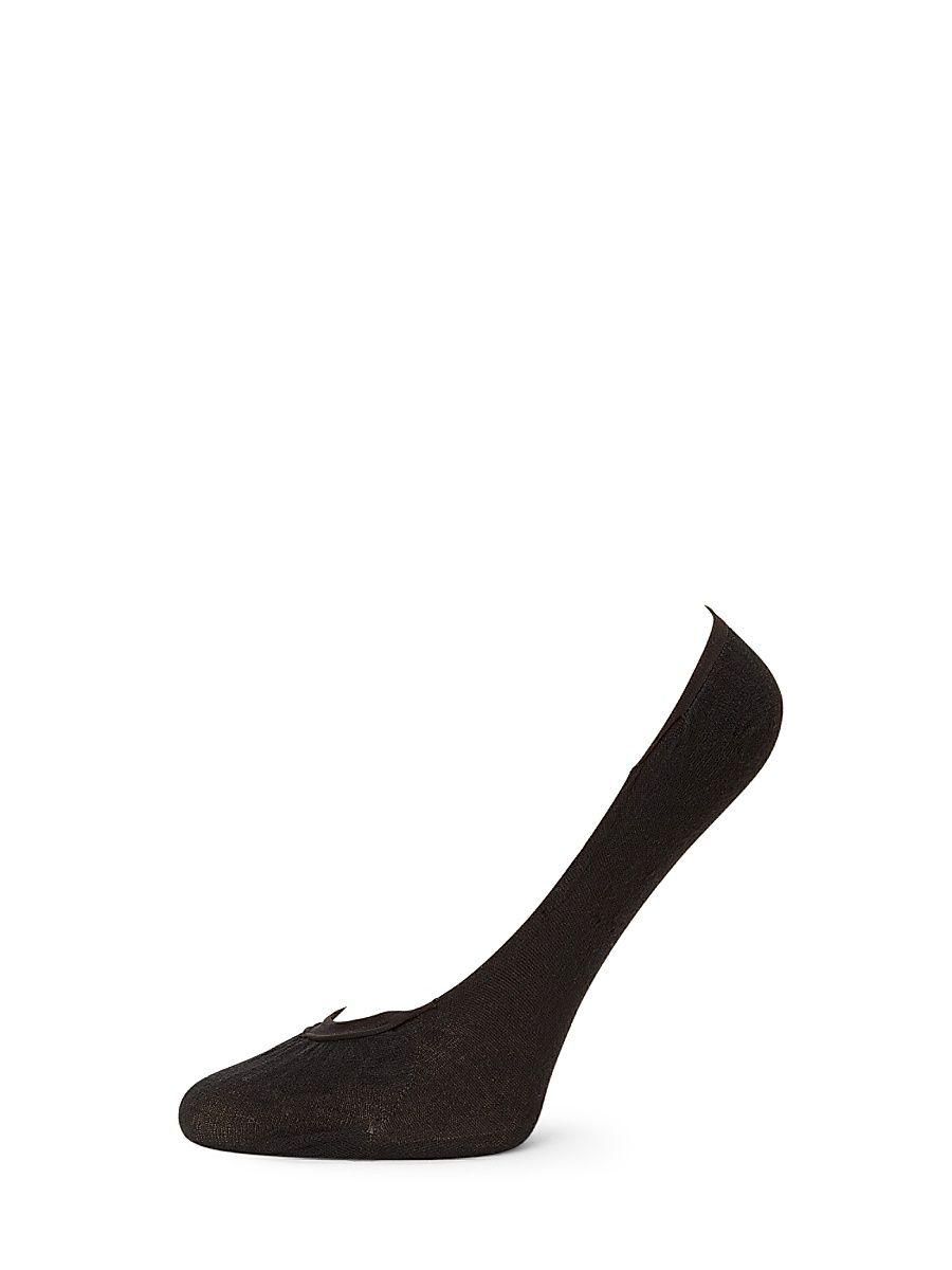 Women's Cotton Footsies Socks - Black - Size Medium
