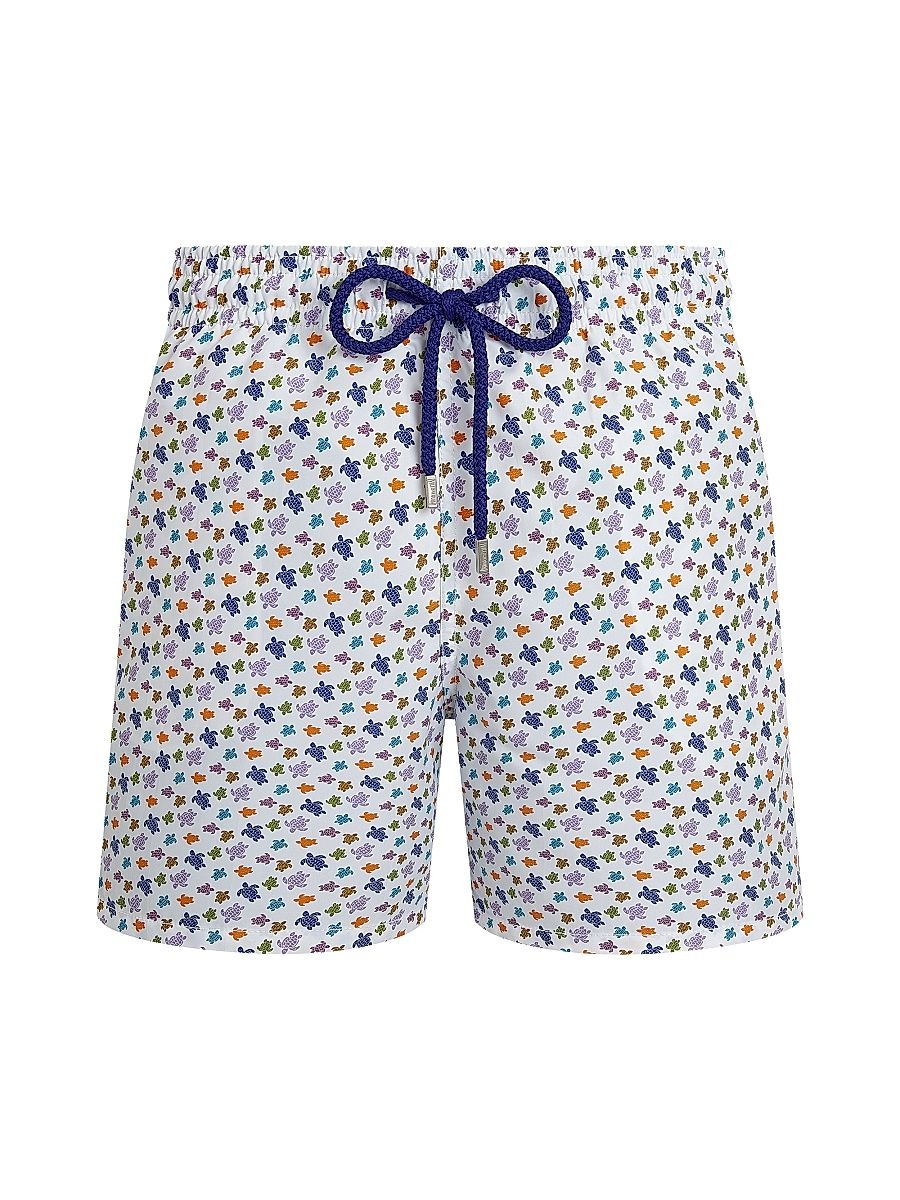 Men's Micro Ronde Des Tortues Swim Shorts - White - Size XXXL