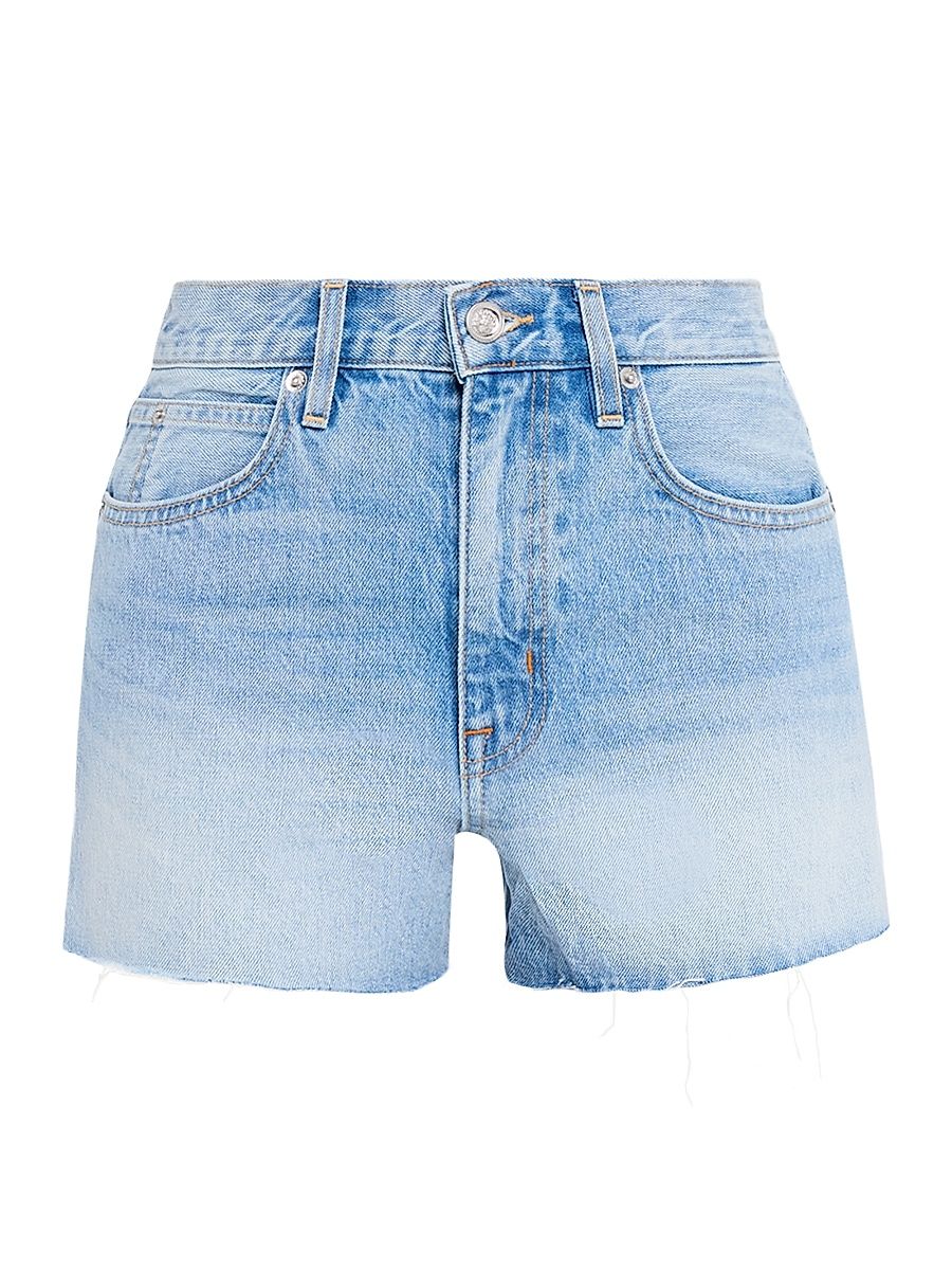Women's Farrah Denim Mid-Rise Cut-Off Shorts - Blue - Size 27