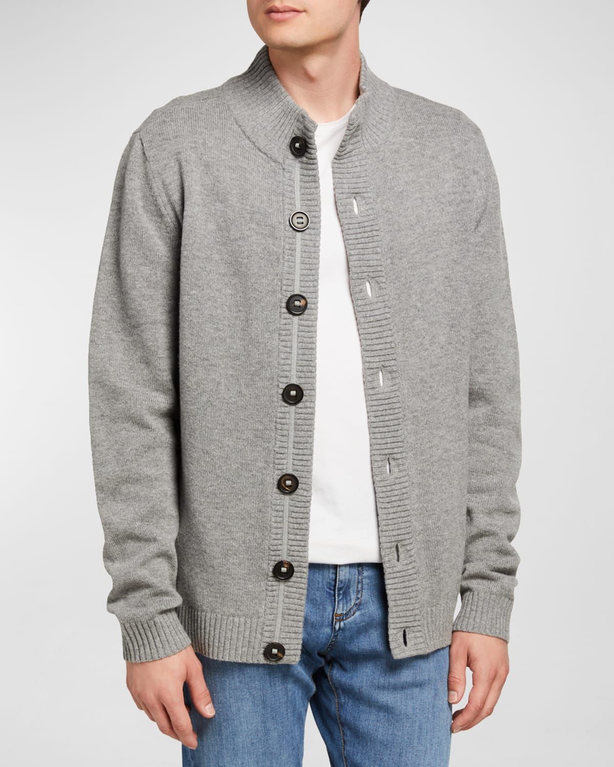 Men & apos;s Palmer Stand-Collar Cardigan