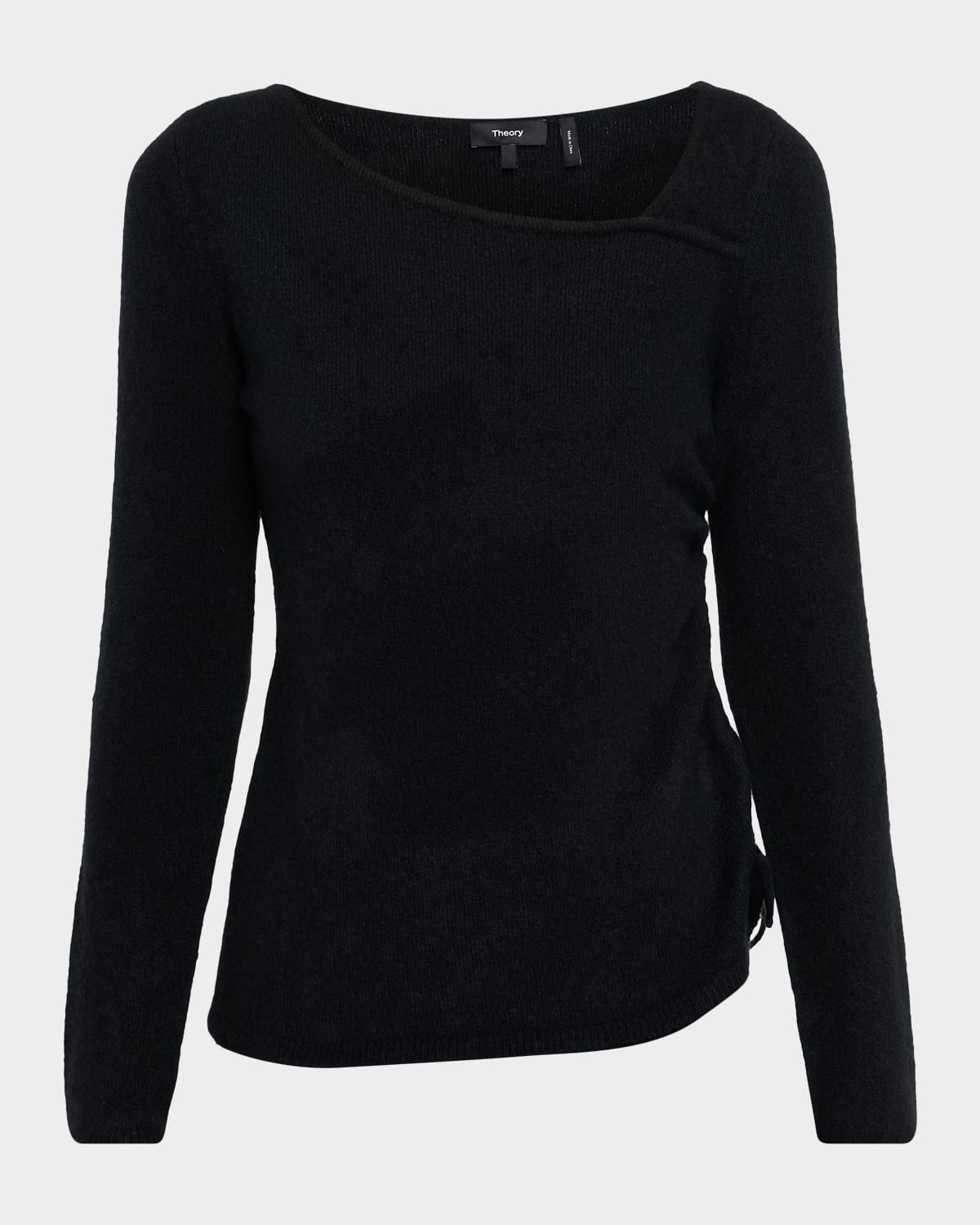 Cashmere-Blend Asymmetric Sweater