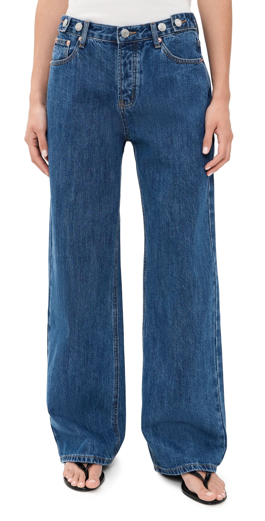 PARKE Adjustable Jeans Medium Wash 23
