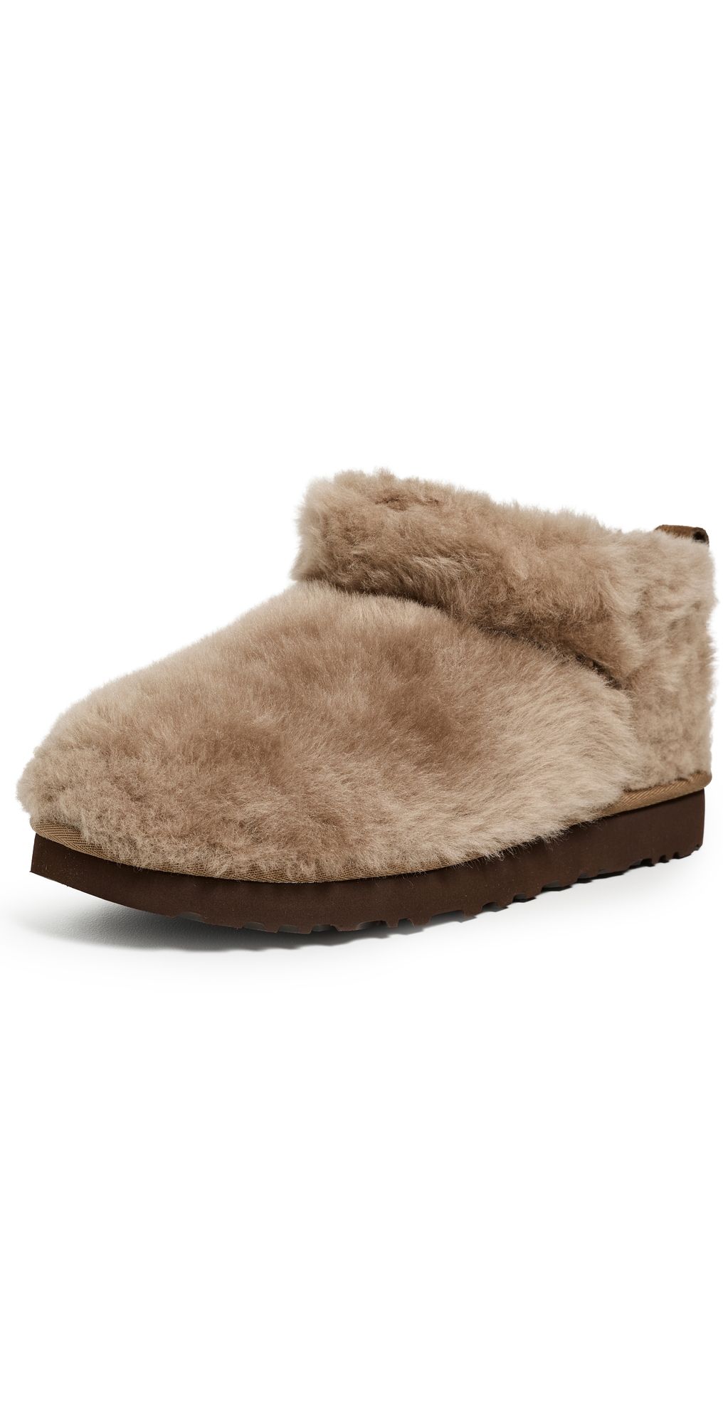 UGG Classic Ultra Mini Fluffed Boots Light Bronze 11