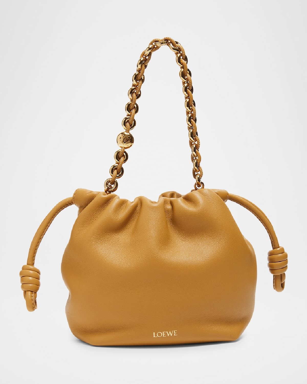 Flamenco Mini Top-Handle Bag in Napa Leather