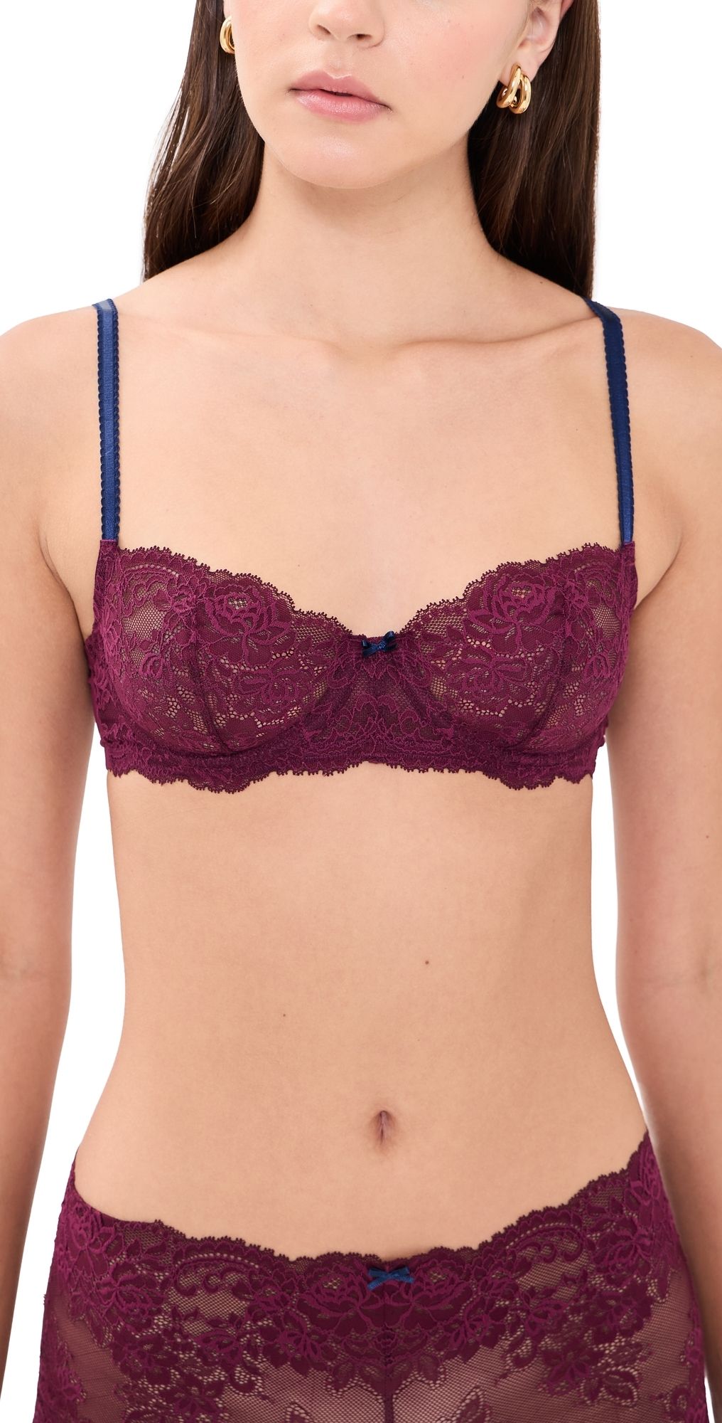 Skarlett Blue Captivate Multi-Way Balconette Bra Figgy/Nocturnal 34D