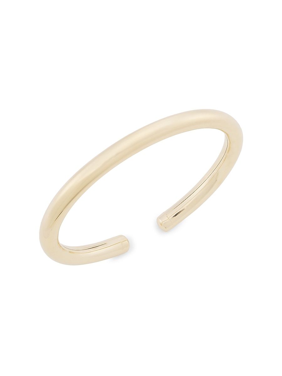 Women's 14K Yellow Gold Flexible Tube Cuff - Yellow Gold - Size 6.5