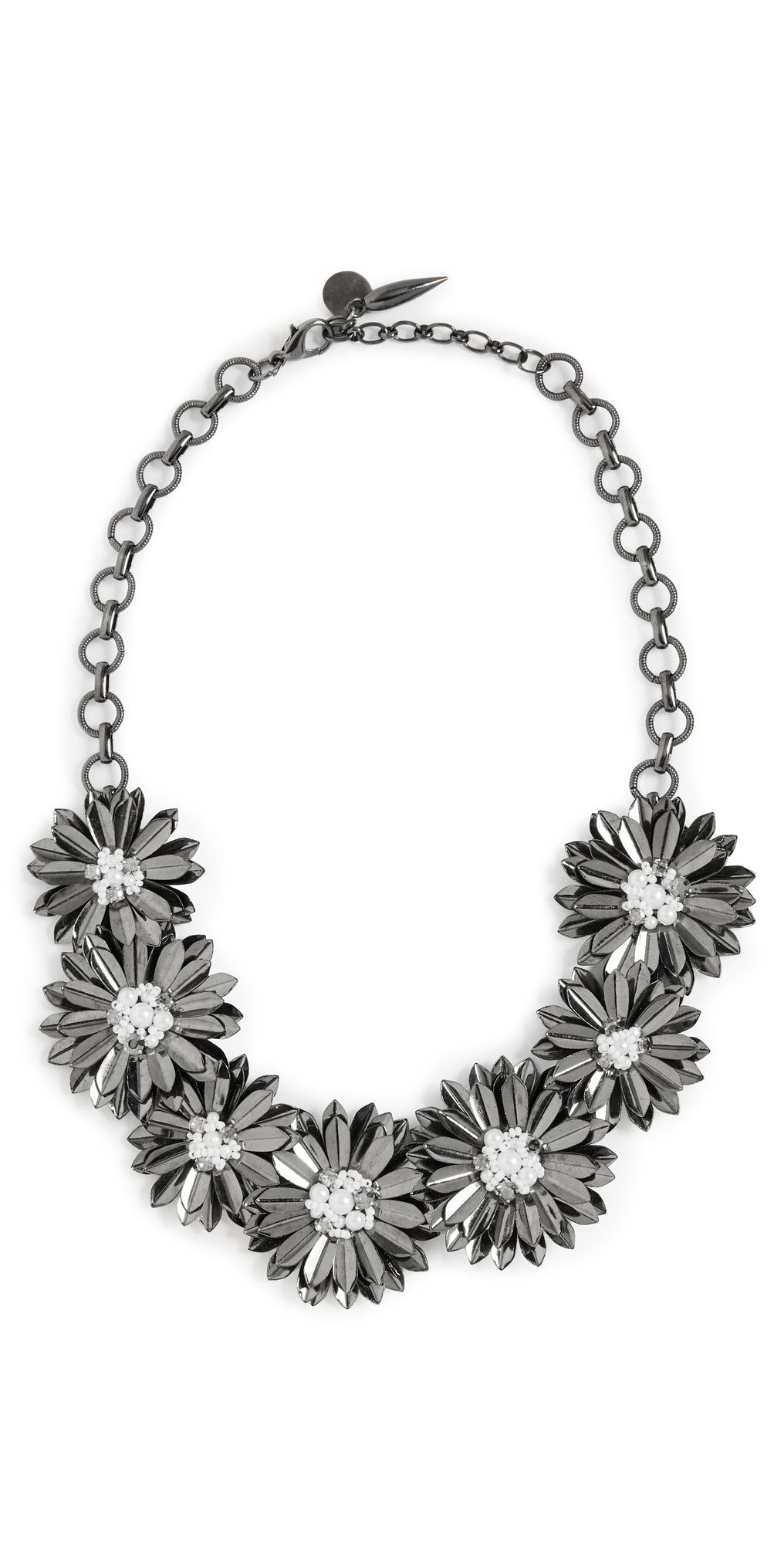 Deepa Gurnani Deepa by Deepa Gurnani Erena Necklace Gunmetal One Size