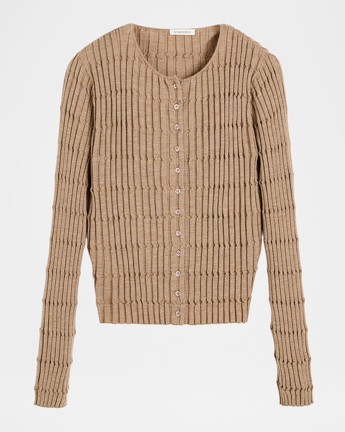 Mon Twisted Rib Knit Cardigan