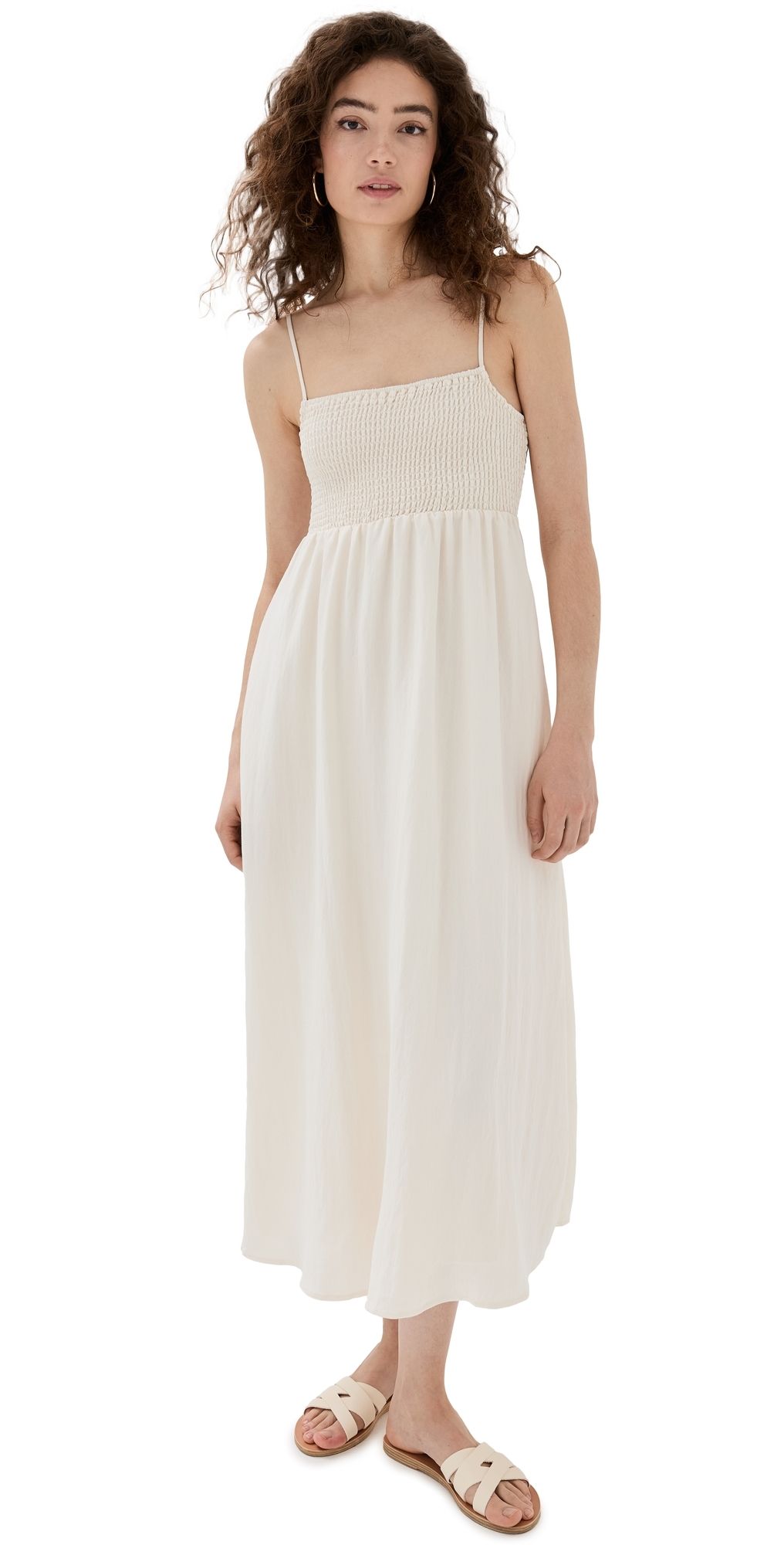 Z Supply Beachside Dress Sandstone XS