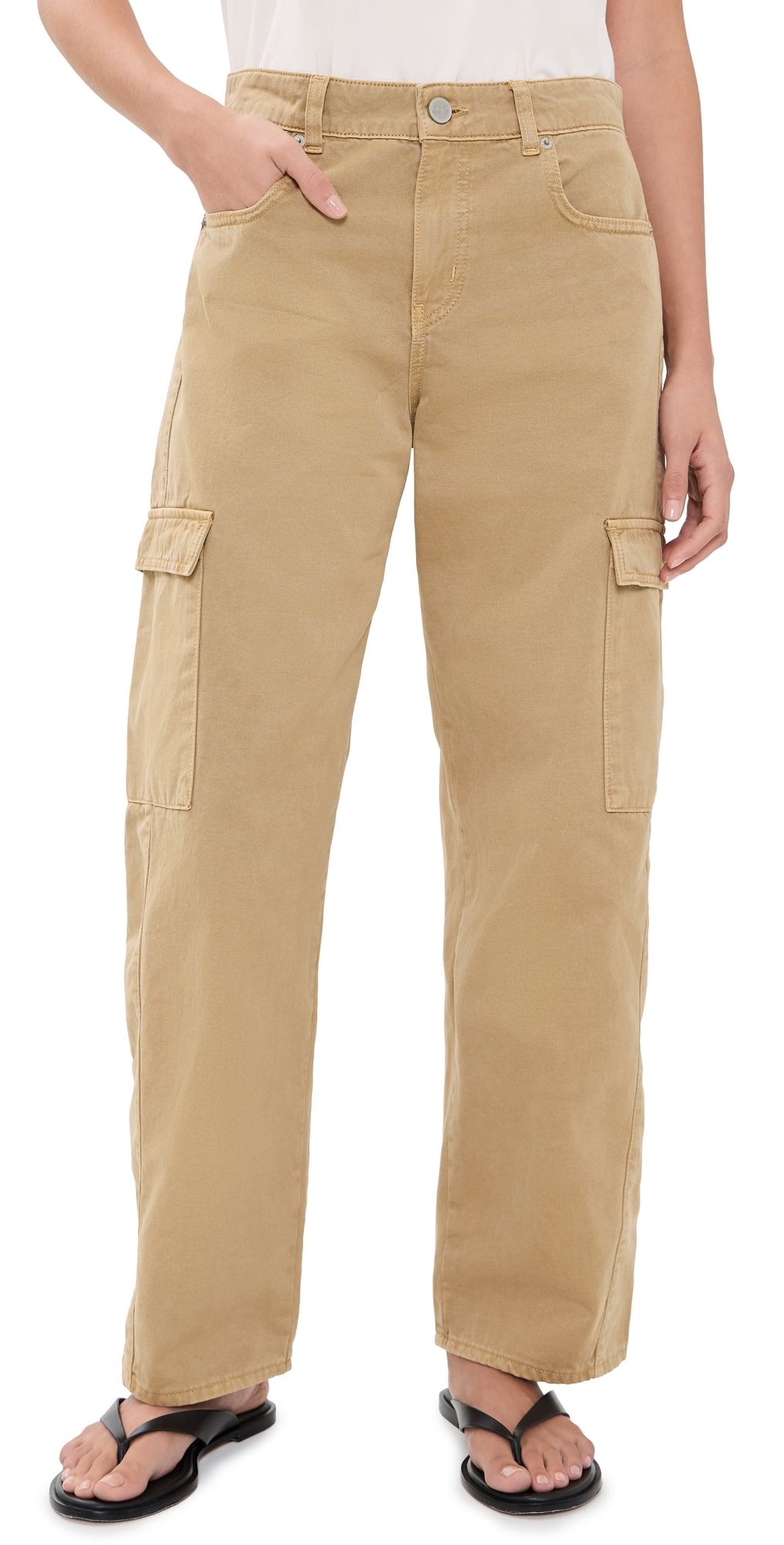 La Ligne Clark Cargo Twill Pants Camel 30