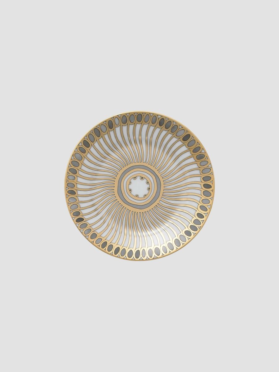 Mottahedeh Syracuse Bread & Butter Plate - Taupe
