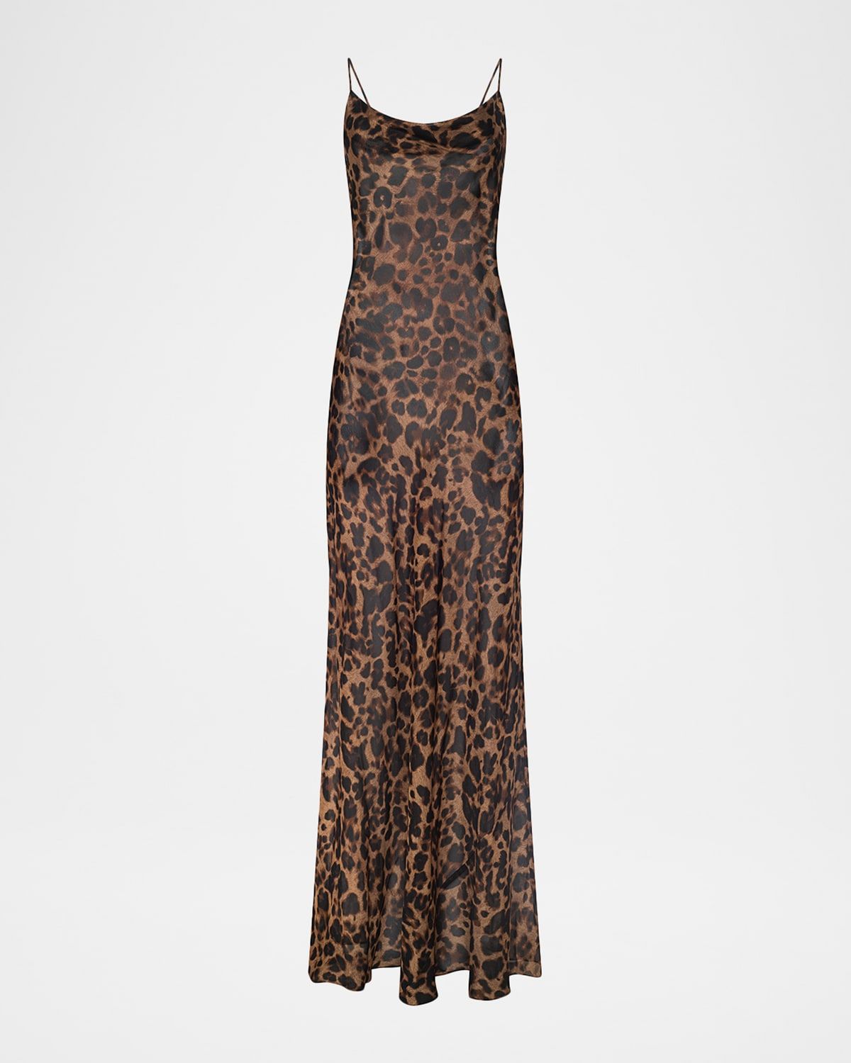 Leopard Christine Maxi Slip Dress