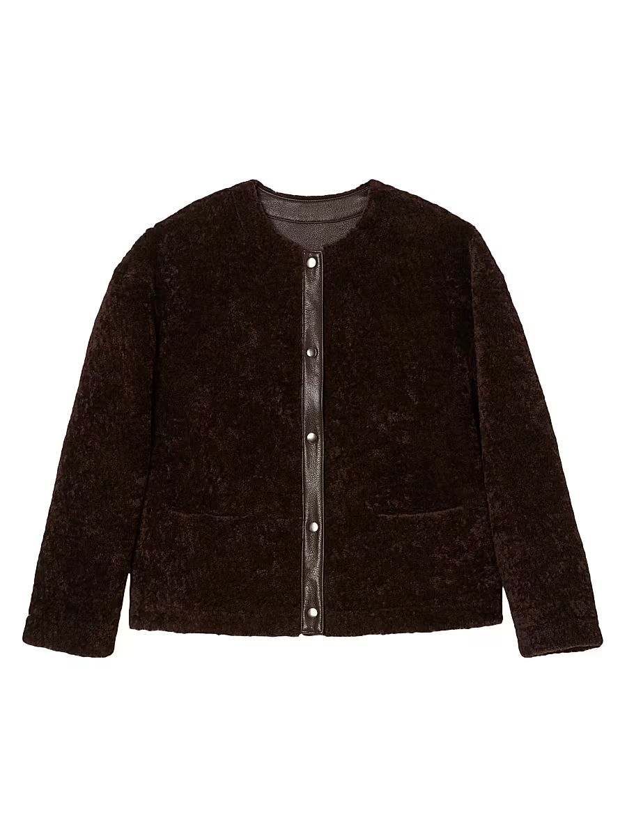 Zapa Women's Marjorie Faux Fur Jacket - Chocolate - Size 6