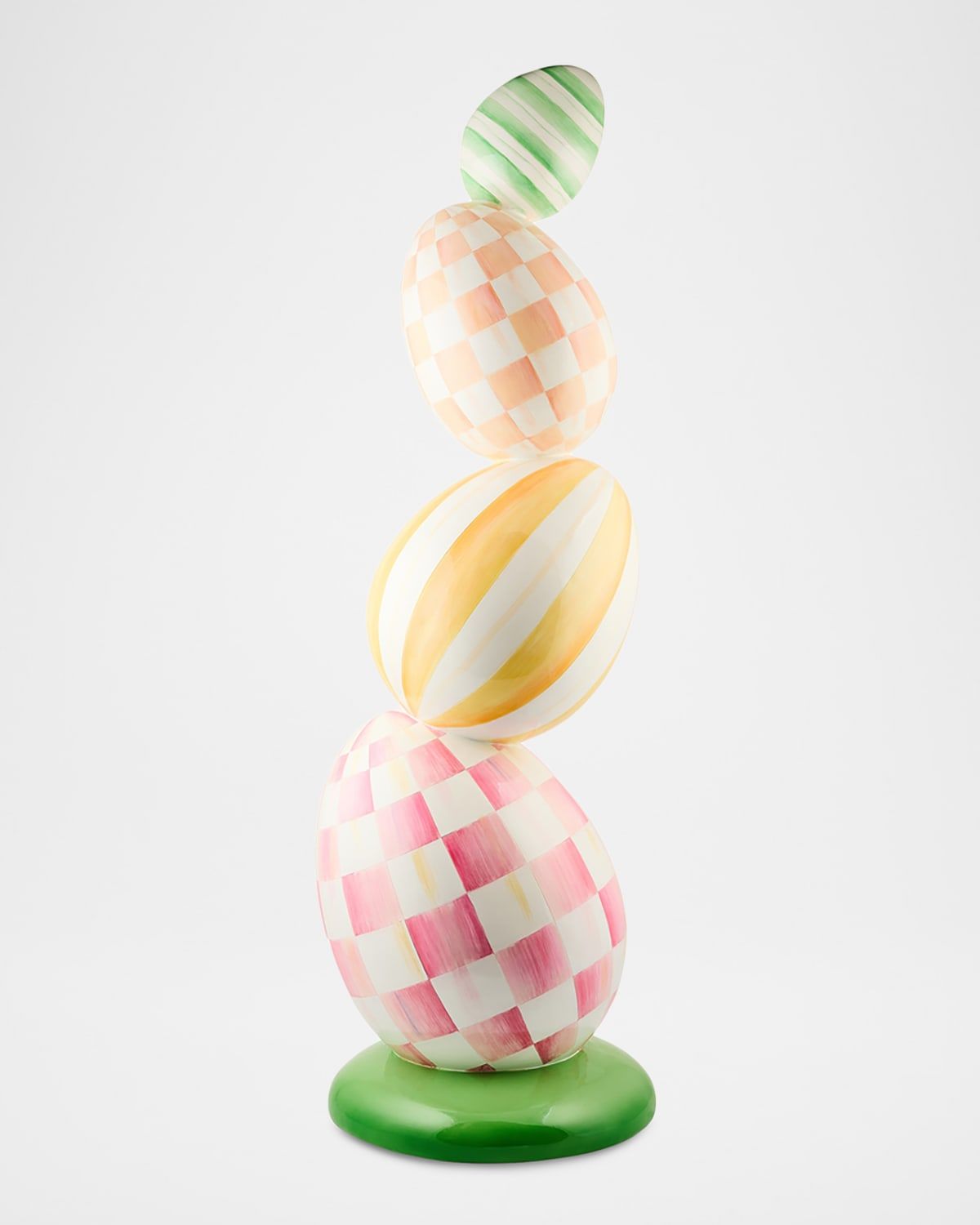 Frolic Spring Stacked Easter Egg Trophy Topiary