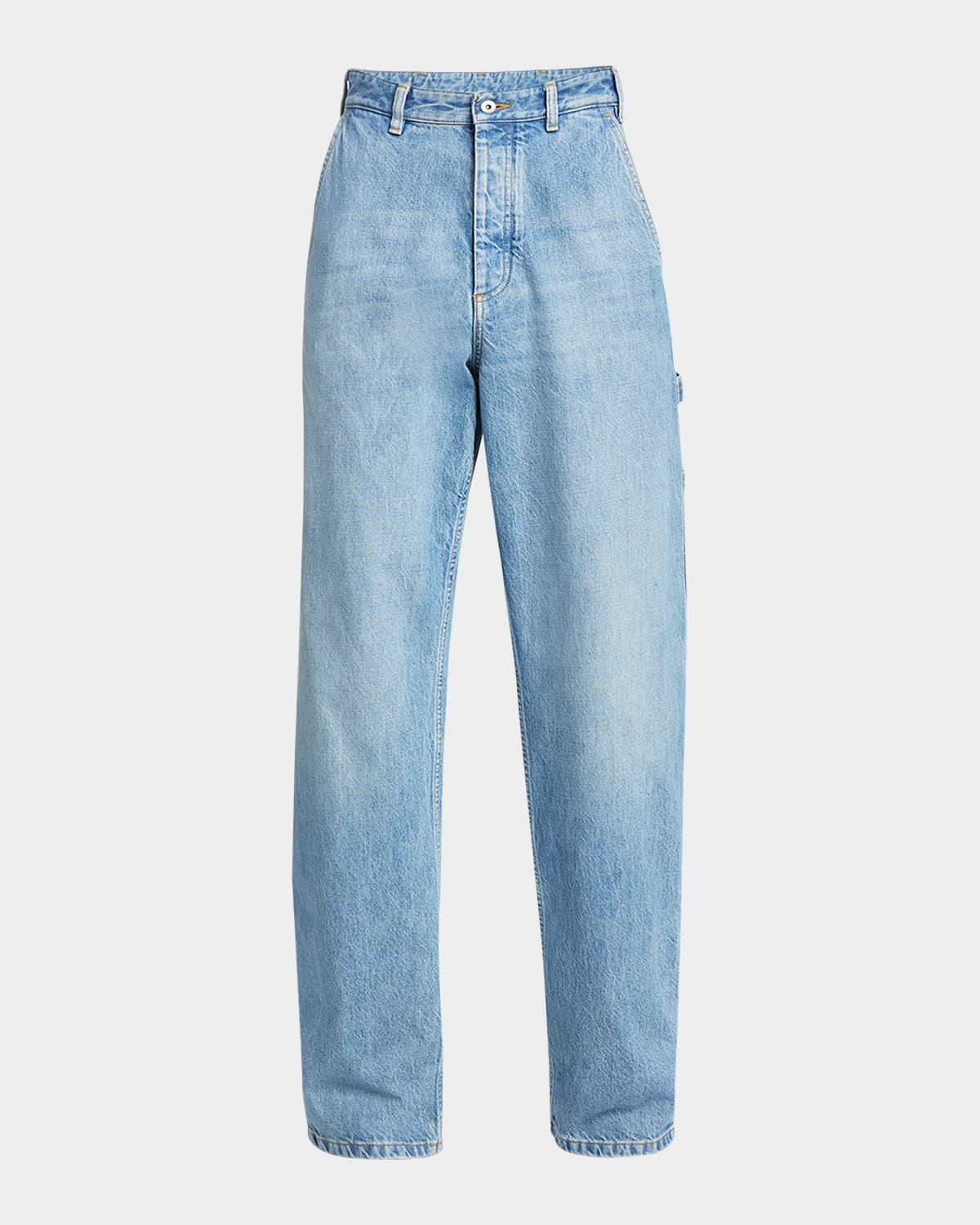Men & apos;s New Eco Wash Denim Carpenter Pants