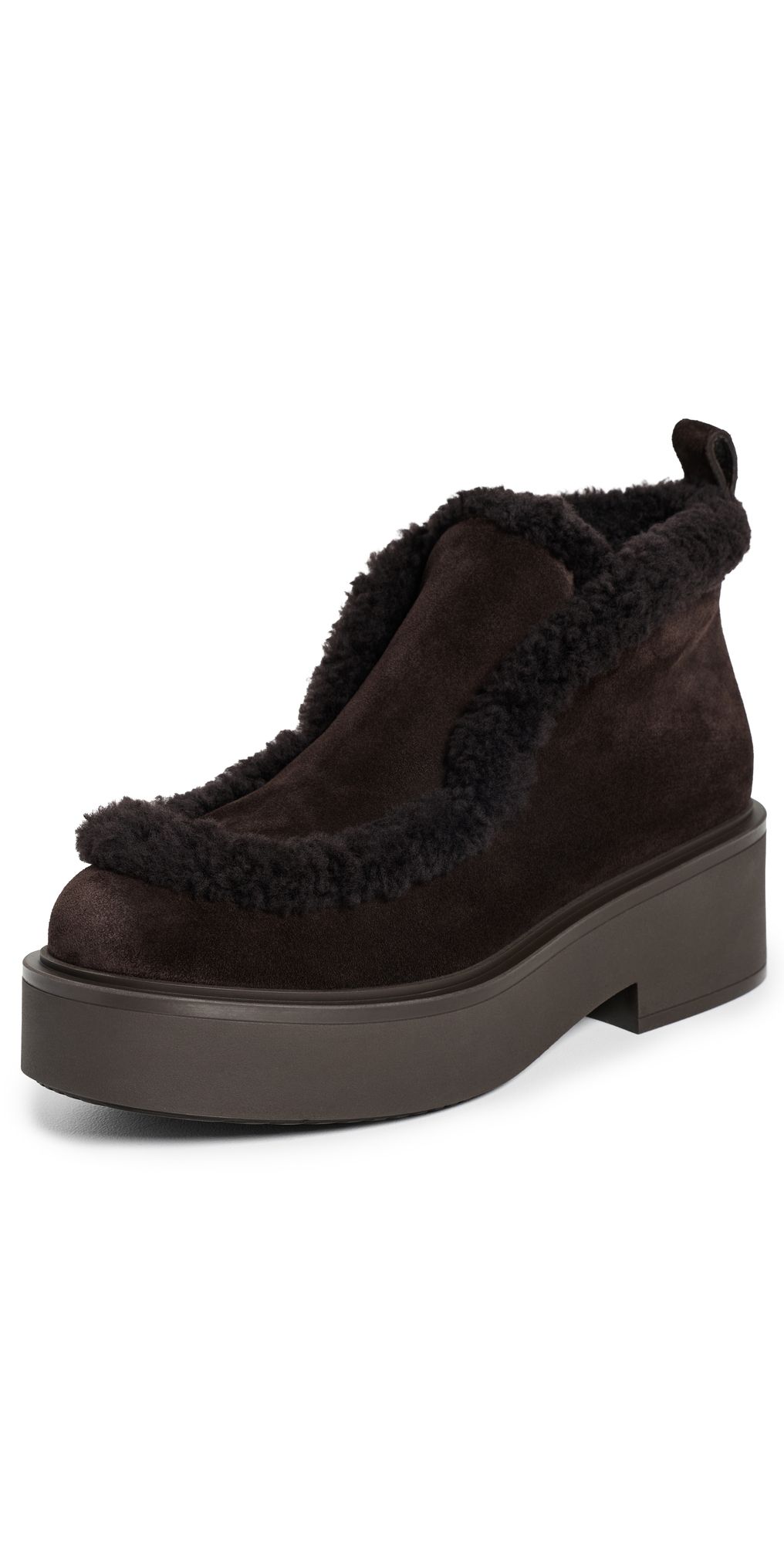 Gianvito Rossi Yari Suede Boots Moka 36